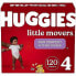 Фото #1 товара Huggies Little Movers Baby Disposable Diapers - Size 4 -120ct