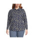 Фото #2 товара Plus Size No Iron Button Front Shirt