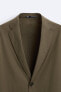 Фото #13 товара Костюмный пиджак из высокотехнологичной ткани ZARA