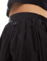 Фото #5 товара ASOS DESIGN Tall taffeta bubble hem maxi skirt in black