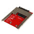 Фото #3 товара StarTech.com mSATA SSD to 2.5in SATA Adapter Converter - SATA - mSATA - Black - Red - Silver - CE - FCC - 6 Gbit/s - -40 - 85 °C