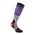 Crossstrümpfe Alpinestars Pro Socks Schwarz-Grau-Lila