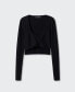 Фото #5 товара Women's Double-Breasted Cropped Sweater