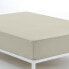 Fitted bottom sheet Alexandra House Living Beige 135/140 x 190/200 cm