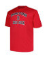 Фото #3 товара Men's Red Boston Red Sox Big and Tall Heart T-shirt