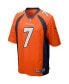 Фото #3 товара Футболка мужская Nike Denver Broncos игровая с номером Мортона оранжевая.