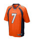 Men's Craig Morton Orange Denver Broncos Game Retired Player Jersey