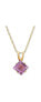 ფოტო #1 პროდუქტის Gemstone 18" Pendant Necklace in 14k Gold