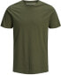 JJEORGANIC BASIC TEE men´s t-shirt 12156101 Olive Night SLIM