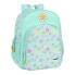 School Bag Smiley Summer fun Turquoise (32 x 38 x 12 cm)