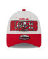 ფოტო #2 პროდუქტის Men's Stone, Red Tampa Bay Buccaneers 2023 NFL Draft 9FORTY Adjustable Hat