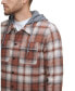 ფოტო #4 პროდუქტის Men's Faux Sherpa Lined Flannel Shirt Jacket