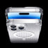 Фото #2 товара Чехол Kingxbar для iPhone 14 Plus MagSafe Go Out Series серебристый.