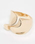 Фото #2 товара ASOS DESIGN ring with wraparound design in gold tone