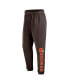 Фото #2 товара Men's Brown Cleveland Browns Big and Tall Chop Block Lounge Pants