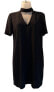 Фото #2 товара Zara 302176 Mini Dress with Choker Collar Size XXL Black