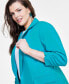 Фото #3 товара Plus Size 3/4-Sleeve Blazer, Created for Macy's