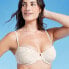 Фото #2 товара Women's Crochet Underwire Bikini Top - Shade & Shore Off-White 36B