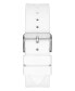 ფოტო #3 პროდუქტის Men's Multi-Function White Silicone Strap Watch 43mm