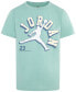 ფოტო #15 პროდუქტის Big Boys Varsity Jumpman Short Sleeve Tee