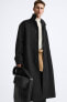 Long cotton trench coat