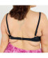 Фото #3 товара Women's Plus Size Adjustable Strap Clasp Swim Bra