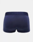 Calvin Klein CK Black 3-pack low rise trunks in navy, charcoal and black Navy/Grey/Black, XS - фото #8