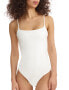 Commando Women's Faux Patent Leather Spaghetti Strap Bodysuit - BDS310