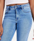 ფოტო #5 პროდუქტის Juniors' Mid-Rise Straight-Leg Jeans