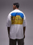 Topman extreme oversized fit t-shirt with The Yellow House print in white in collaboration with Van Gogh Museum