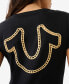 Women's Short Sleeve Horseshoe V-Neck T-shirt