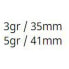 Фото #3 товара Мормышка с асимметричным телом LITTLE JACK Micro Adict Asymmetry 5 г 41 мм