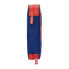 Double Pencil Case Atlético Madrid Blue Red 12.5 x 19.5 x 4 cm (28 Pieces)