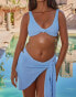 Фото #4 товара Moda Minx X Sophie Piper scrunch ruffle sarong in powder blue