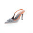 Фото #4 товара Diesel D-Venus SB Y02985-PR818-H9323 Womens Gray Slingback Heels Shoes