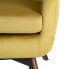 Фото #4 товара Кресло 75 x 83 x 103 cm Синтетическая ткань Деревянный Горчица