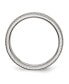 ფოტო #3 პროდუქტის Titanium Polished and Textured Wedding Band Ring