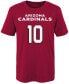 ფოტო #3 პროდუქტის Big Boys Deandre Hopkins Cardinal Arizona Cardinals Mainliner Player Name and Number T-shirt