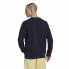 Фото #5 товара Толстовка без капюшона мужская Adidas Essentials Big Logo Тёмно Синий Темно-синий
