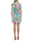 ფოტო #3 პროდუქტის Women's Printed Tie-Waist Shirt Dress