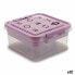 Фото #1 товара Шкатулка пластиковая фиолетовая прозрачная Gondol Jewelry box 24,5 x 11,5 x 26 cm (12 штук)