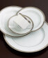 Dinnerware, Athena Platinum Full Rim Design Accent Salad Plate