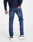 Фото #3 товара Jack & Jones Intelligence Clark regular fit jeans in mid wash blue