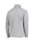 Men's Gray Texas A&M Aggies Terminal Tackle Fleece Raglan Omni-Shade Quarter-Zip Jacket