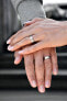Men´s bicolor wedding ring made of steel SPP07