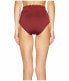 Фото #3 товара Kate spade new york 170442 Womens Hi-waist Scallop Bikini Bottom Red Size Small