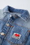 Фото #8 товара Верхняя одежда ZARA Keith Haring ® denim overshirt