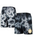 ფოტო #2 პროდუქტის Men's Black Pittsburgh Steelers Tie-Dye Shorts