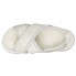 Puma Mayze Logo Platform Womens Off White Casual Sandals 38483002