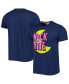 Фото #1 товара Men's and Women's Navy Nick at Nite Tri-Blend T-shirt